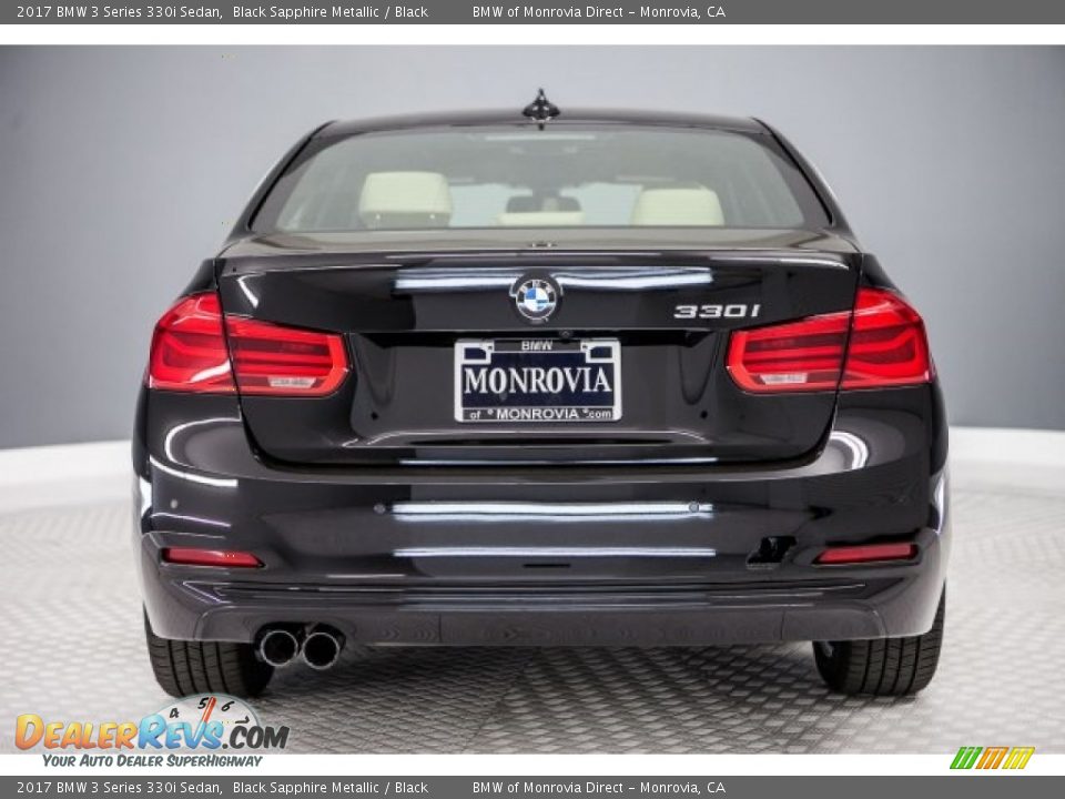2017 BMW 3 Series 330i Sedan Black Sapphire Metallic / Black Photo #4