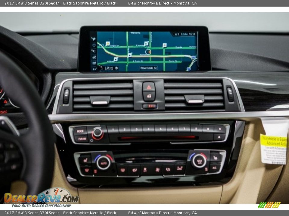 2017 BMW 3 Series 330i Sedan Black Sapphire Metallic / Black Photo #5