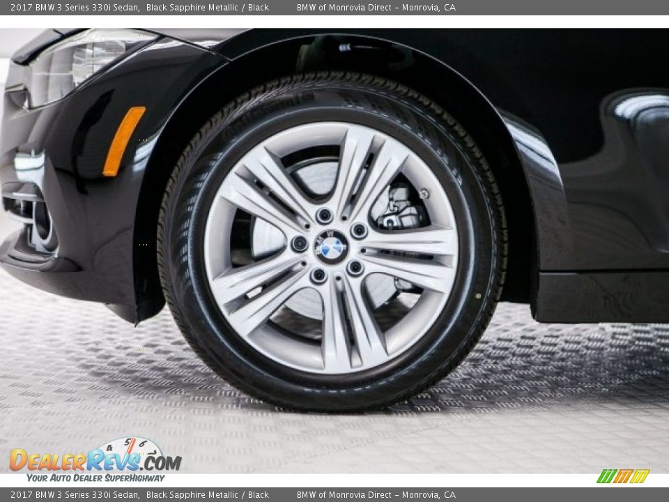 2017 BMW 3 Series 330i Sedan Black Sapphire Metallic / Black Photo #9