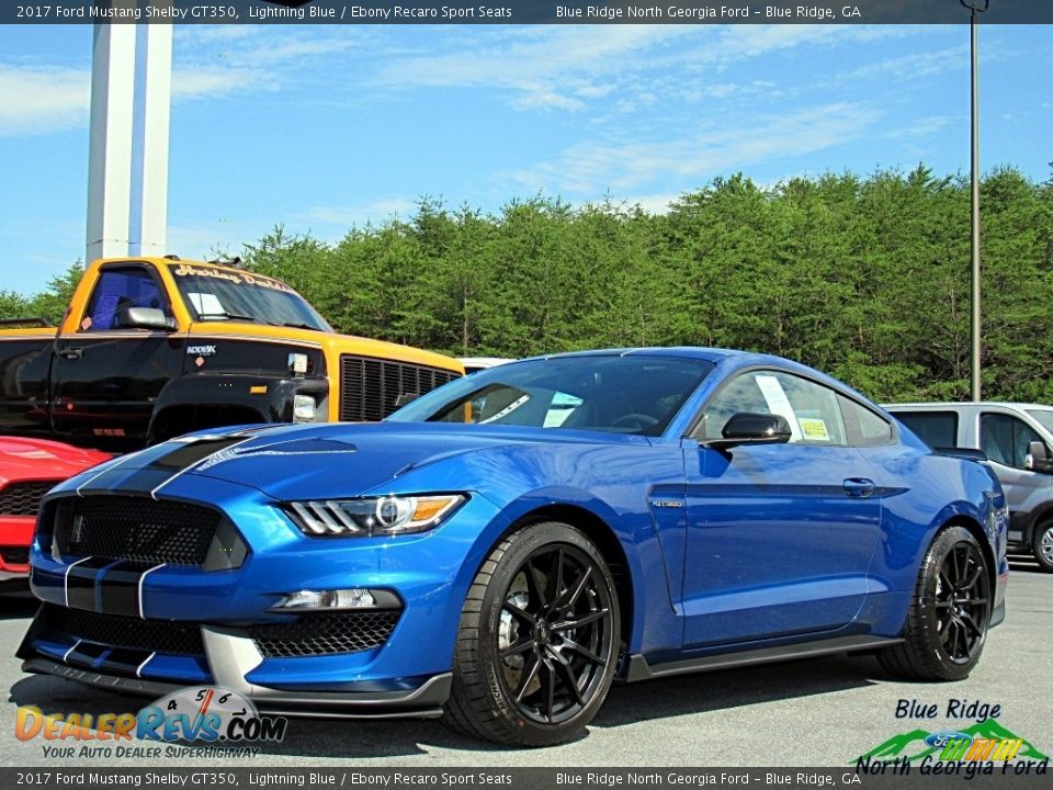 2017 Ford Mustang Shelby GT350 Lightning Blue / Ebony Recaro Sport Seats Photo #1