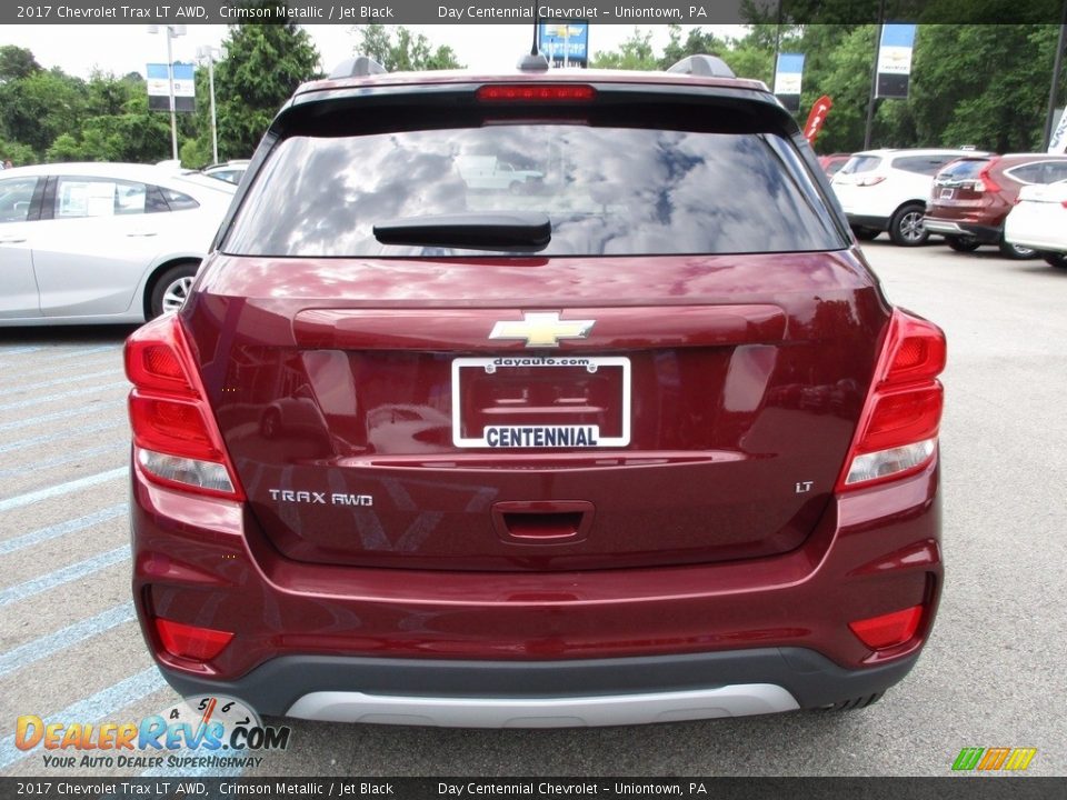 2017 Chevrolet Trax LT AWD Crimson Metallic / Jet Black Photo #3
