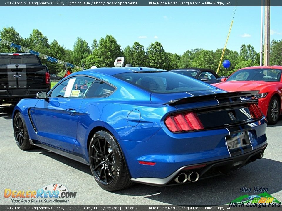 2017 Ford Mustang Shelby GT350 Lightning Blue / Ebony Recaro Sport Seats Photo #4