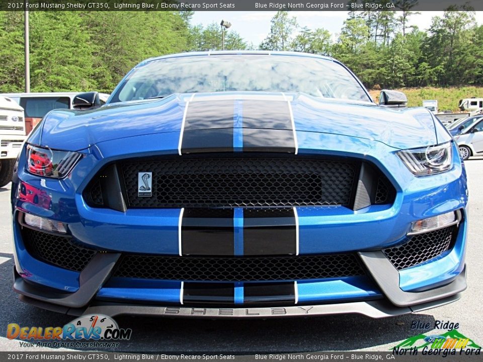 2017 Ford Mustang Shelby GT350 Lightning Blue / Ebony Recaro Sport Seats Photo #5