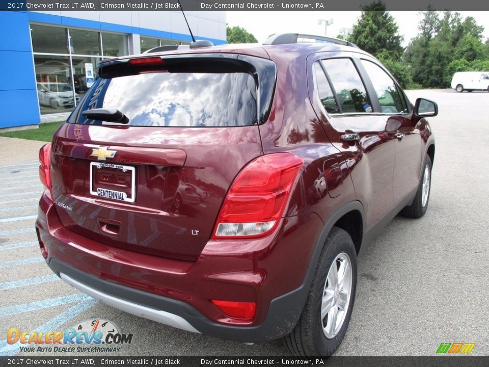 2017 Chevrolet Trax LT AWD Crimson Metallic / Jet Black Photo #6