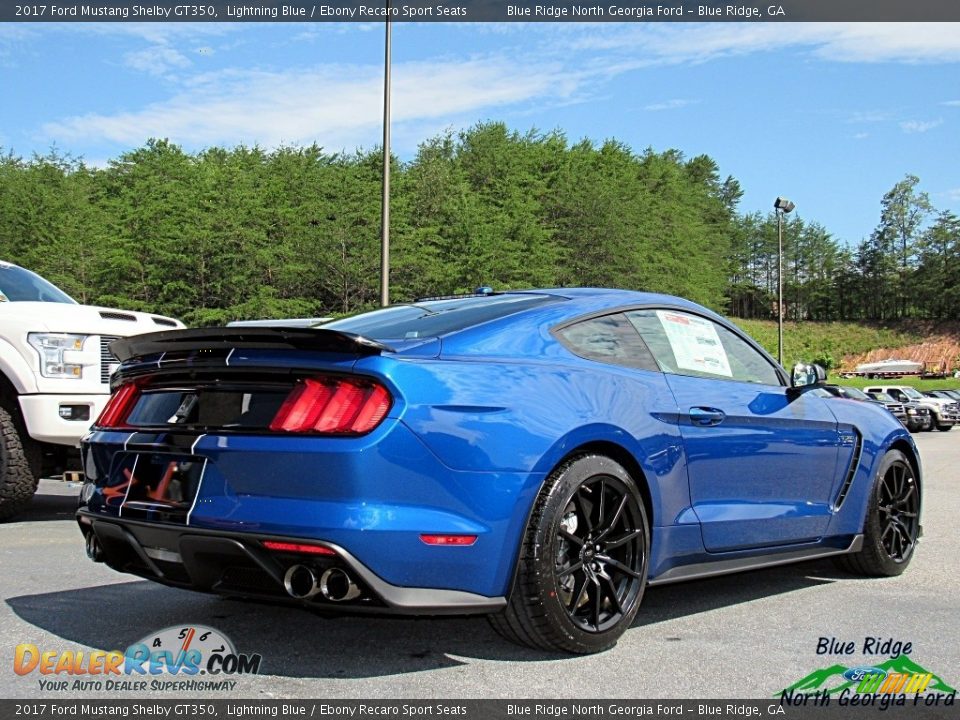 2017 Ford Mustang Shelby GT350 Lightning Blue / Ebony Recaro Sport Seats Photo #7