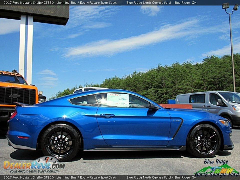 2017 Ford Mustang Shelby GT350 Lightning Blue / Ebony Recaro Sport Seats Photo #8