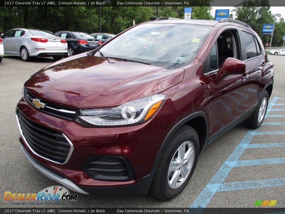 2017 Chevrolet Trax LT AWD Crimson Metallic / Jet Black Photo #9