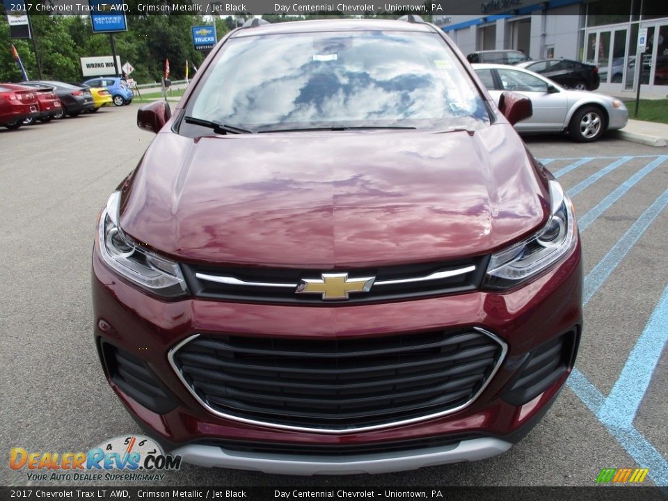 2017 Chevrolet Trax LT AWD Crimson Metallic / Jet Black Photo #10