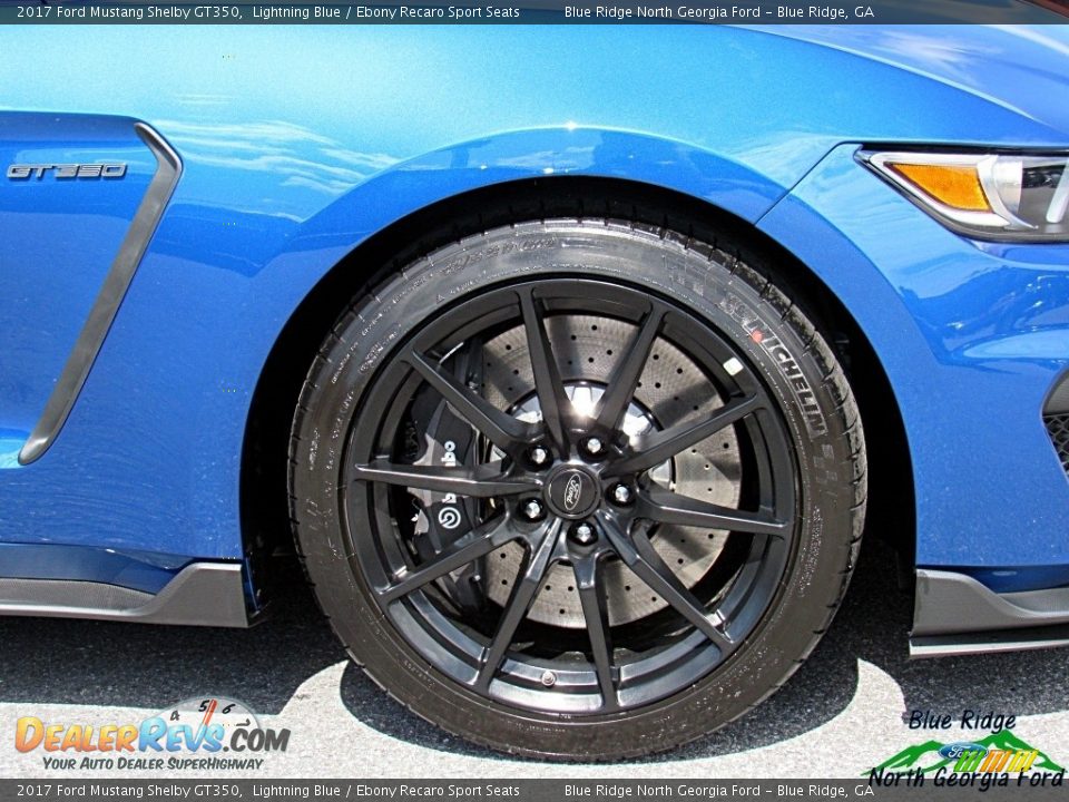 2017 Ford Mustang Shelby GT350 Lightning Blue / Ebony Recaro Sport Seats Photo #10