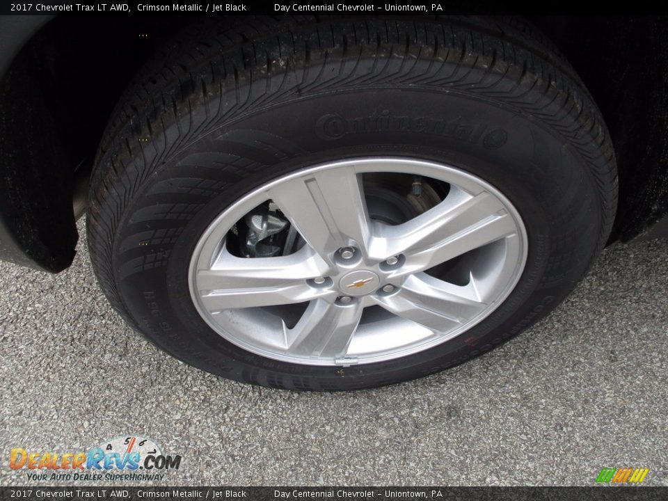2017 Chevrolet Trax LT AWD Crimson Metallic / Jet Black Photo #12
