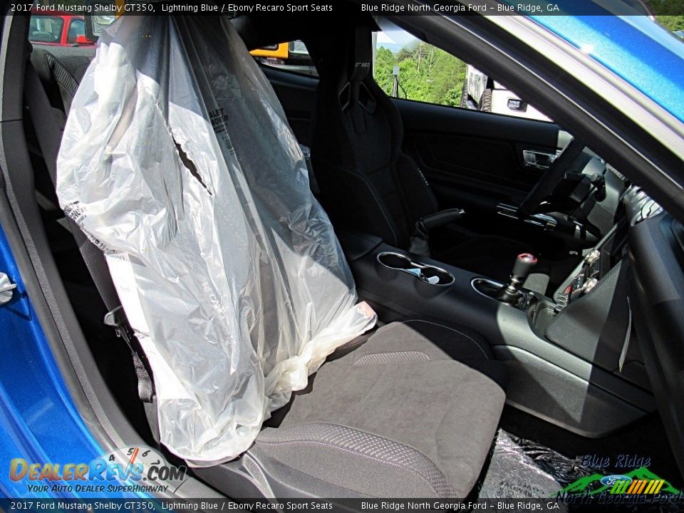 2017 Ford Mustang Shelby GT350 Lightning Blue / Ebony Recaro Sport Seats Photo #14