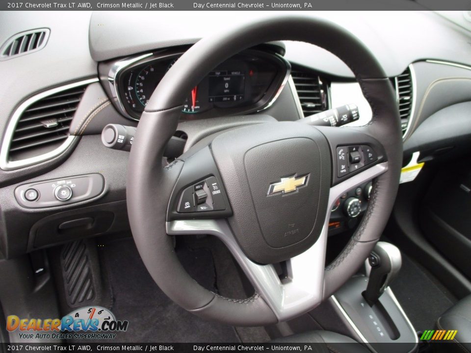 2017 Chevrolet Trax LT AWD Crimson Metallic / Jet Black Photo #17