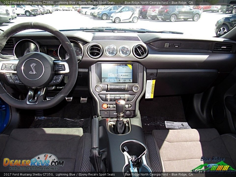 2017 Ford Mustang Shelby GT350 Lightning Blue / Ebony Recaro Sport Seats Photo #17