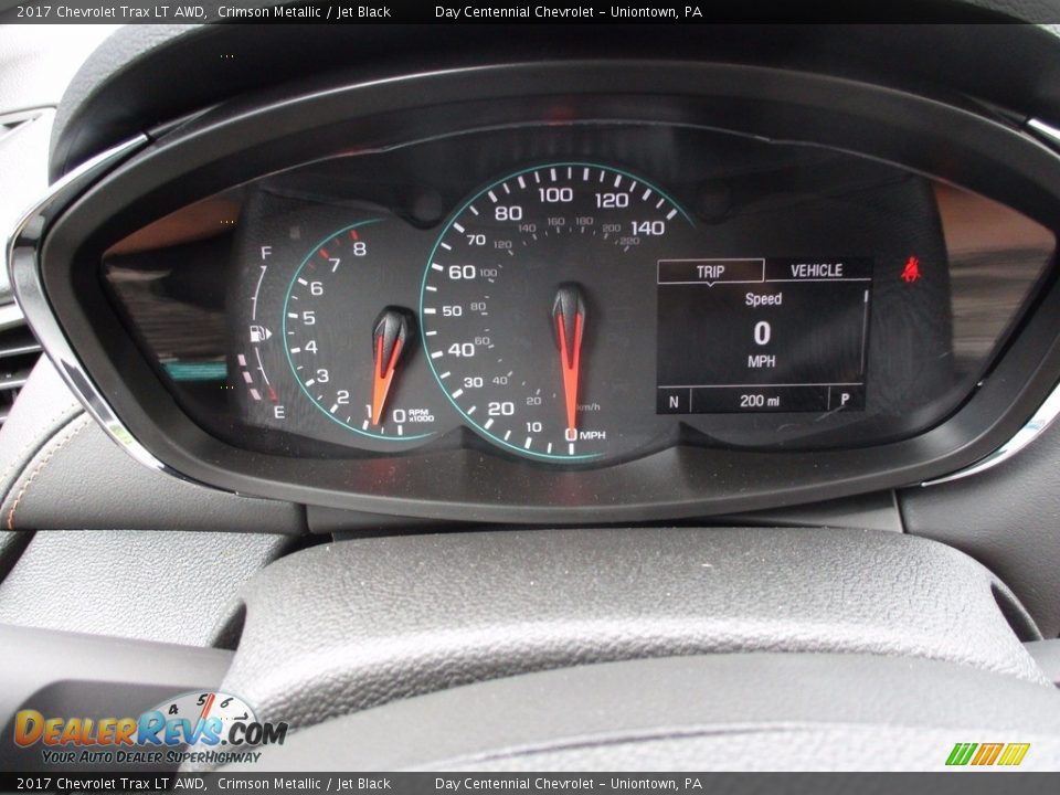 2017 Chevrolet Trax LT AWD Crimson Metallic / Jet Black Photo #20