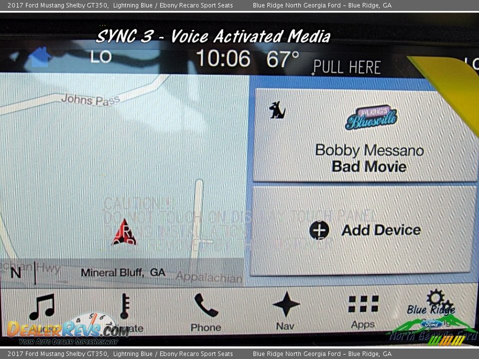 2017 Ford Mustang Shelby GT350 Lightning Blue / Ebony Recaro Sport Seats Photo #19