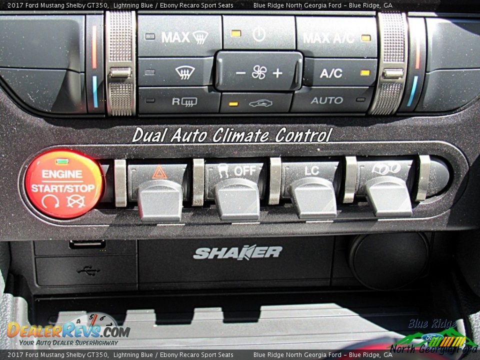 2017 Ford Mustang Shelby GT350 Lightning Blue / Ebony Recaro Sport Seats Photo #23