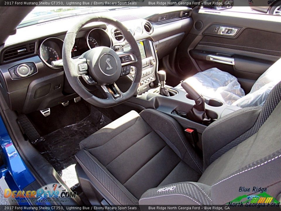 2017 Ford Mustang Shelby GT350 Lightning Blue / Ebony Recaro Sport Seats Photo #30