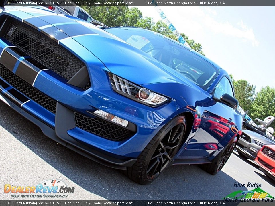 2017 Ford Mustang Shelby GT350 Lightning Blue / Ebony Recaro Sport Seats Photo #32