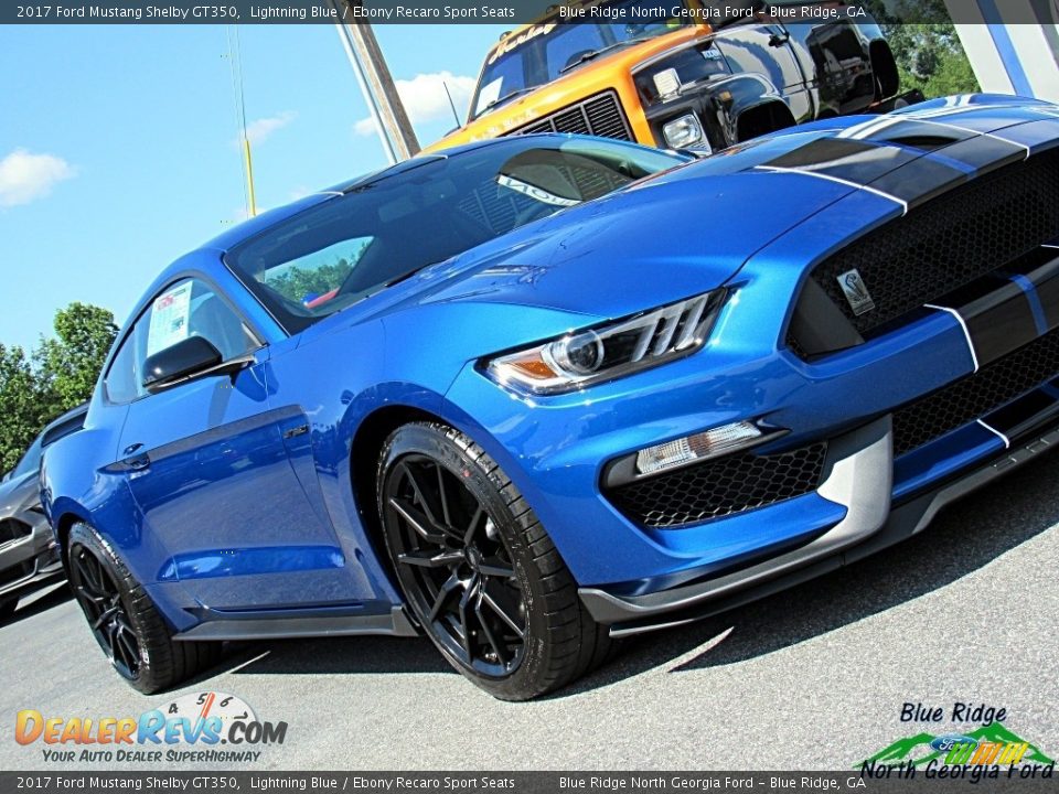 2017 Ford Mustang Shelby GT350 Lightning Blue / Ebony Recaro Sport Seats Photo #33