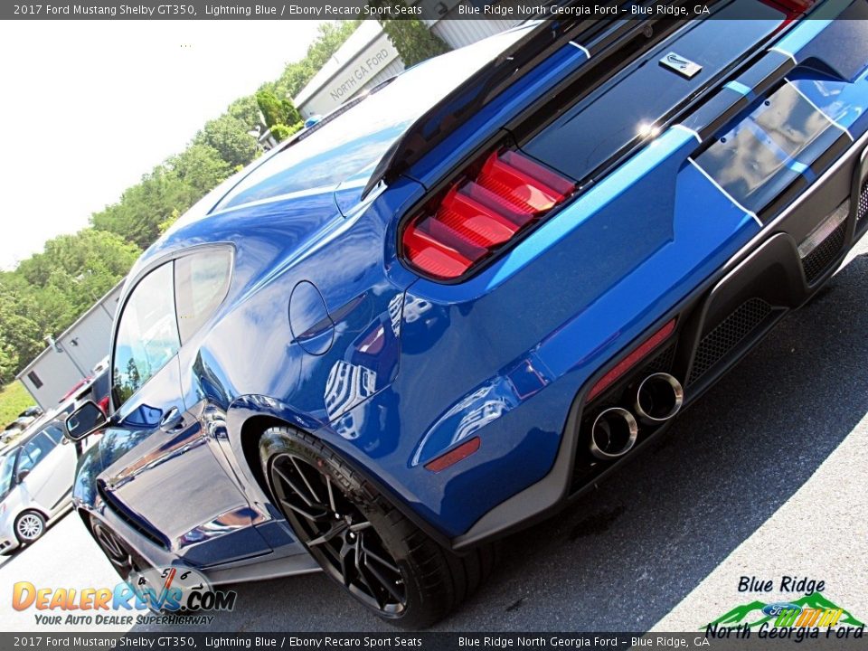2017 Ford Mustang Shelby GT350 Lightning Blue / Ebony Recaro Sport Seats Photo #35