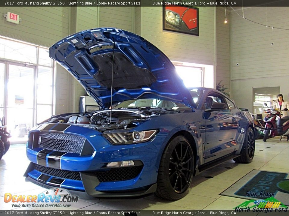 2017 Ford Mustang Shelby GT350 Lightning Blue / Ebony Recaro Sport Seats Photo #36