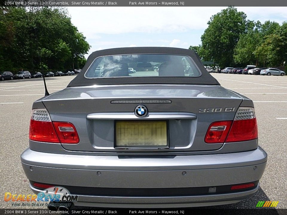 2004 BMW 3 Series 330i Convertible Silver Grey Metallic / Black Photo #4
