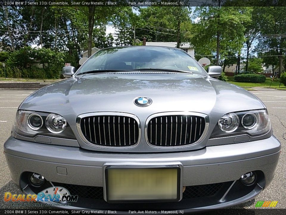 2004 BMW 3 Series 330i Convertible Silver Grey Metallic / Black Photo #9