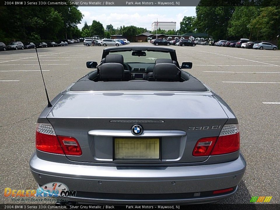 2004 BMW 3 Series 330i Convertible Silver Grey Metallic / Black Photo #13