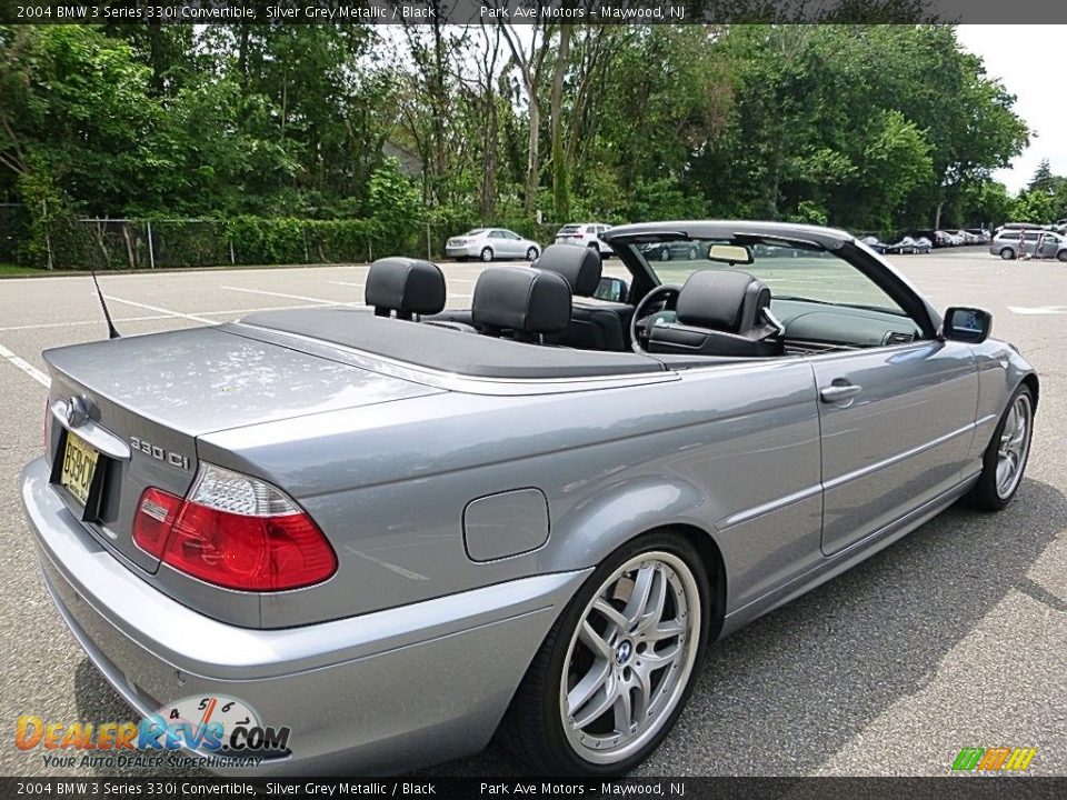 2004 BMW 3 Series 330i Convertible Silver Grey Metallic / Black Photo #14