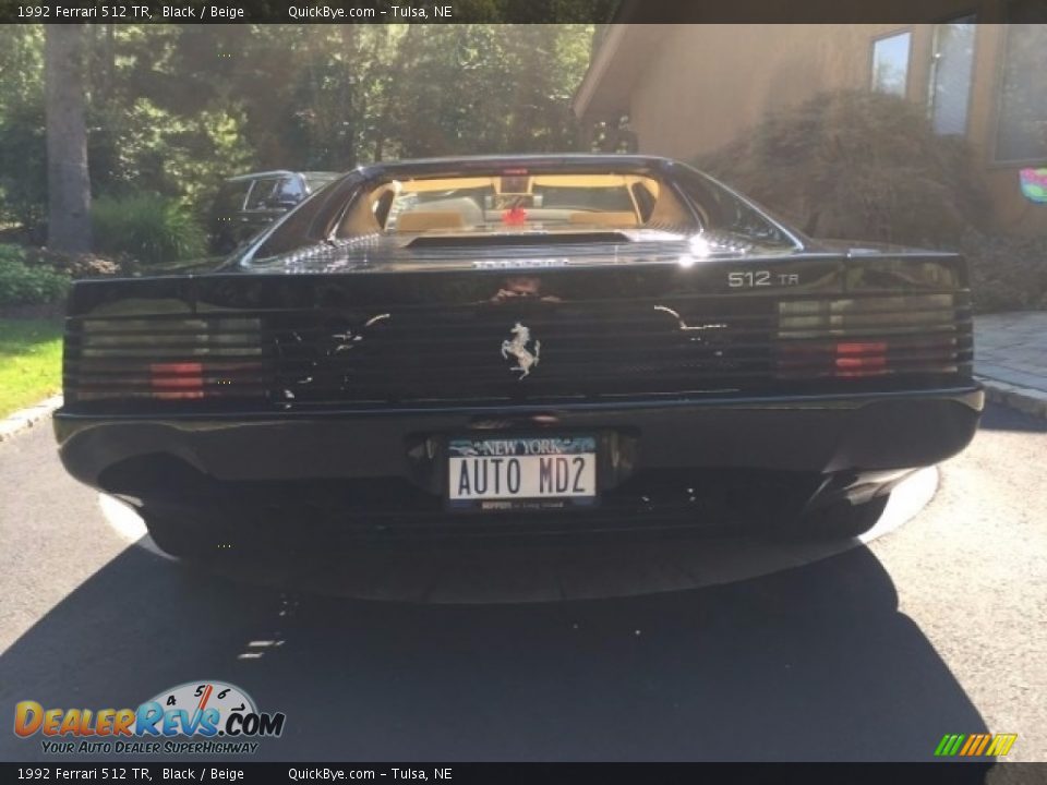 1992 Ferrari 512 TR Black / Beige Photo #3