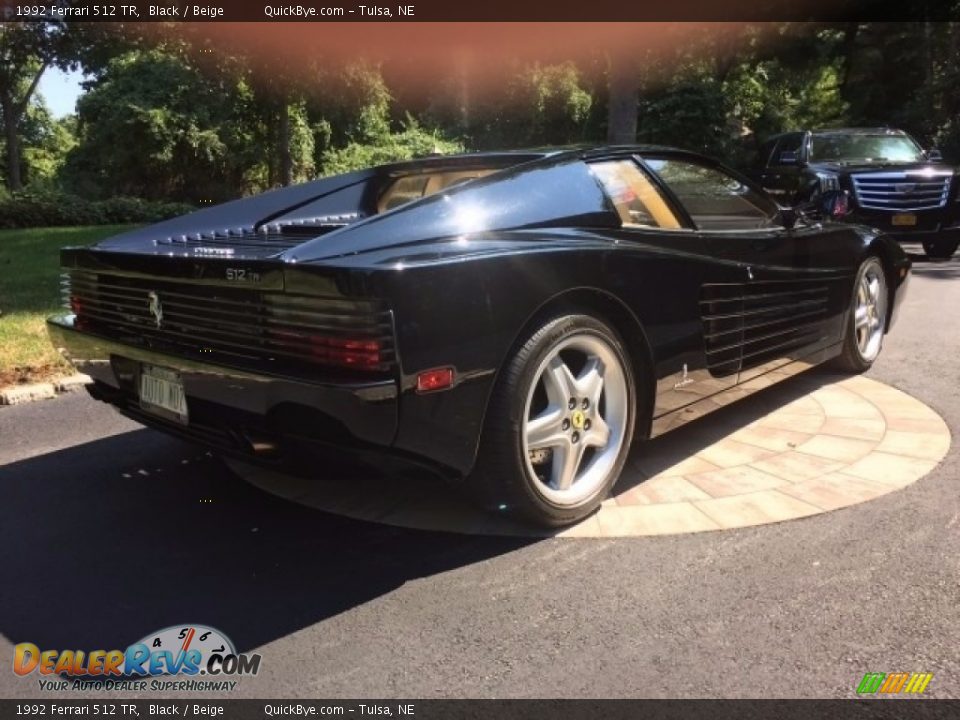 1992 Ferrari 512 TR Black / Beige Photo #4