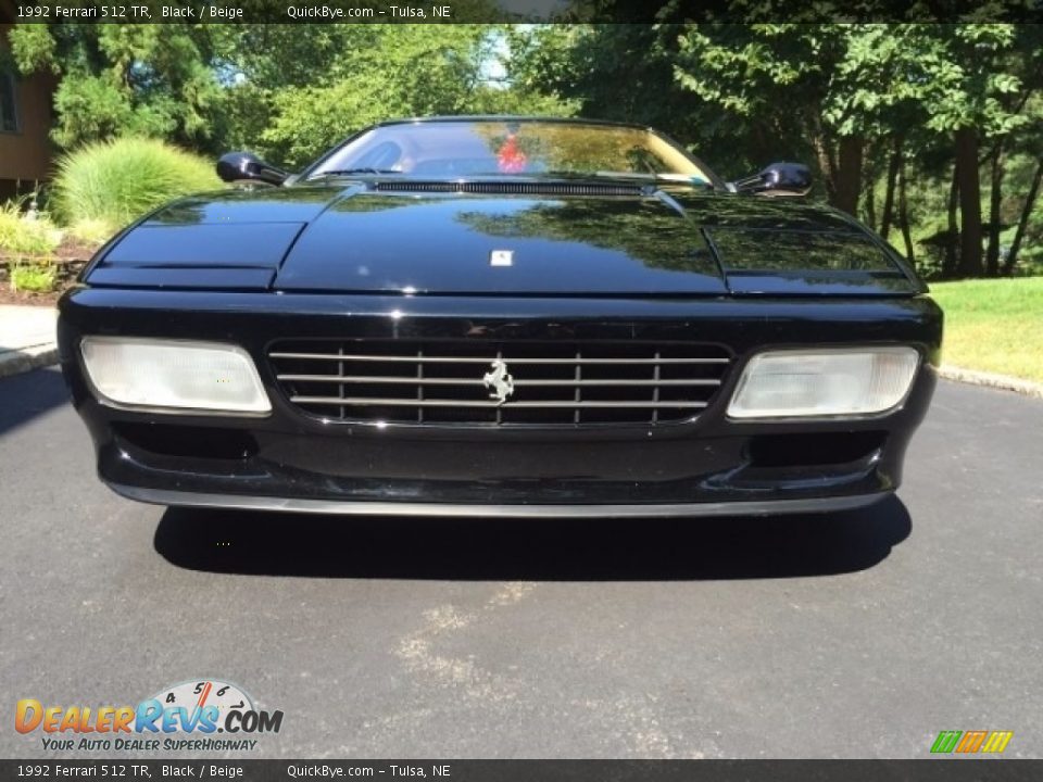 1992 Ferrari 512 TR Black / Beige Photo #7