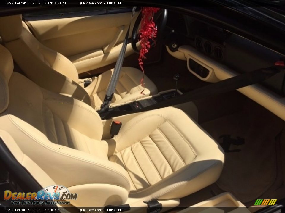 Front Seat of 1992 Ferrari 512 TR  Photo #10