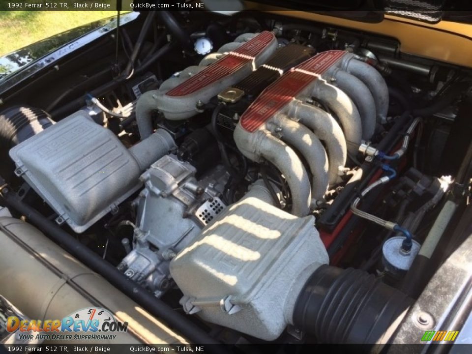 1992 Ferrari 512 TR  4.9 Liter DOHC 48-Valve Flat 12 Cylinder Engine Photo #13