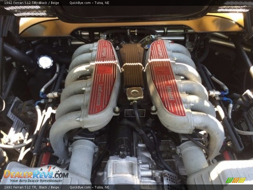 1992 Ferrari 512 TR  4.9 Liter DOHC 48-Valve Flat 12 Cylinder Engine Photo #14