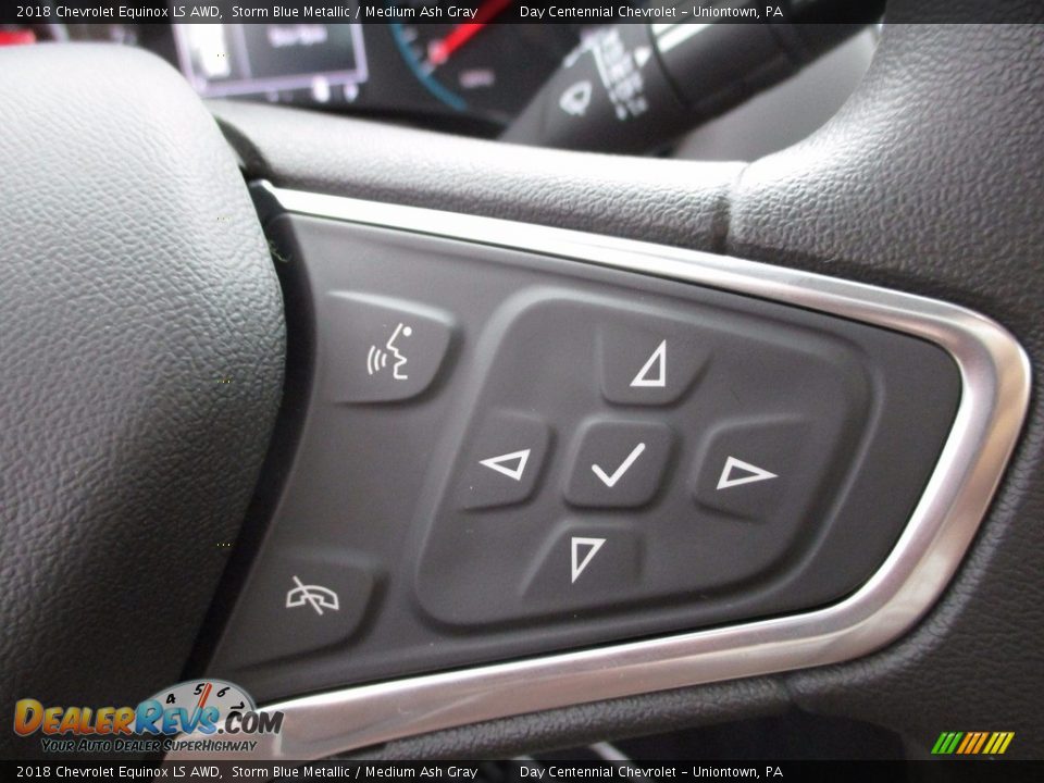2018 Chevrolet Equinox LS AWD Storm Blue Metallic / Medium Ash Gray Photo #6