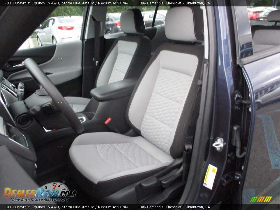 2018 Chevrolet Equinox LS AWD Storm Blue Metallic / Medium Ash Gray Photo #15