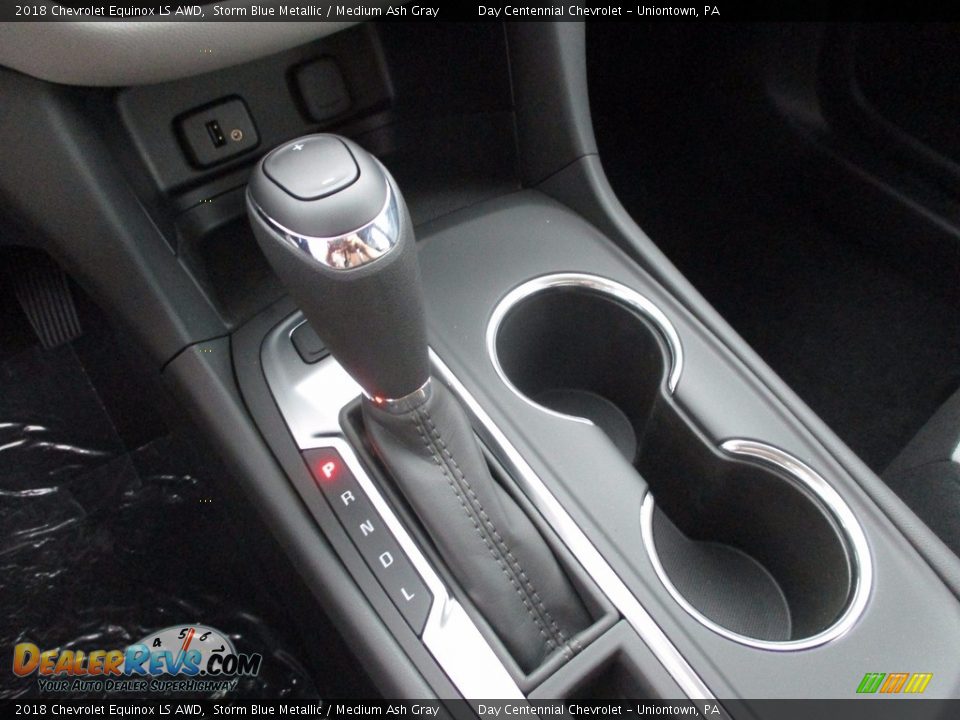 2018 Chevrolet Equinox LS AWD Storm Blue Metallic / Medium Ash Gray Photo #18