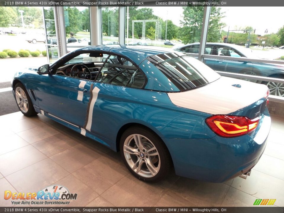 Snapper Rocks Blue Metallic 2018 BMW 4 Series 430i xDrive Convertible Photo #3