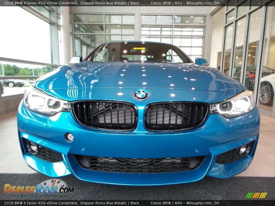 Snapper Rocks Blue Metallic 2018 BMW 4 Series 430i xDrive Convertible Photo #4