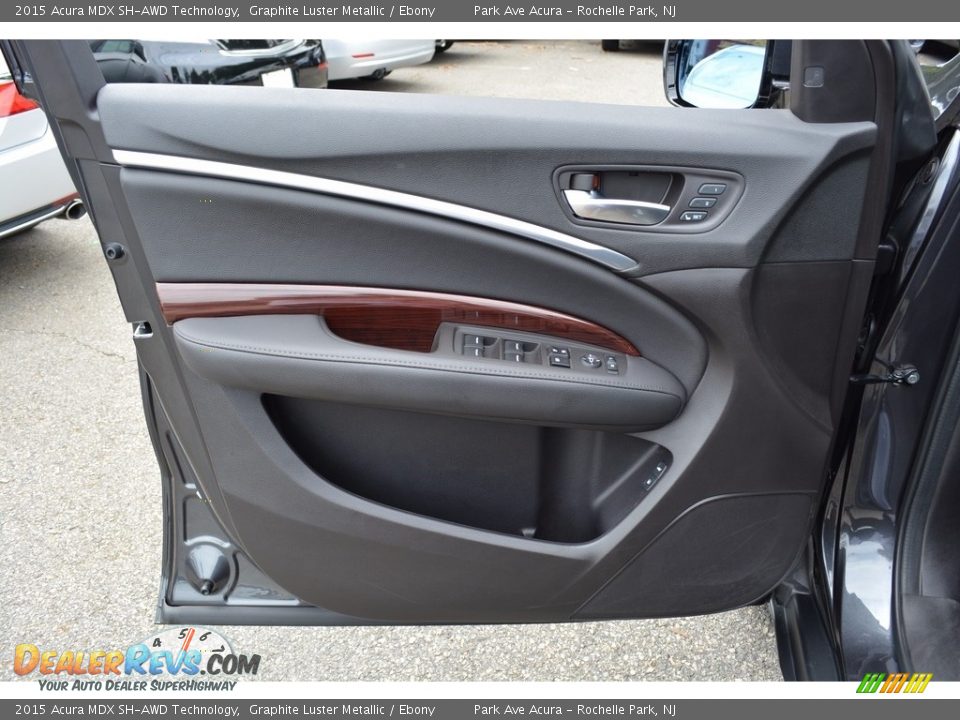 2015 Acura MDX SH-AWD Technology Graphite Luster Metallic / Ebony Photo #6