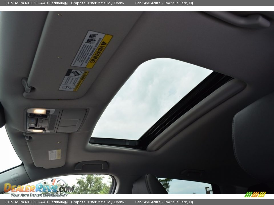 2015 Acura MDX SH-AWD Technology Graphite Luster Metallic / Ebony Photo #11