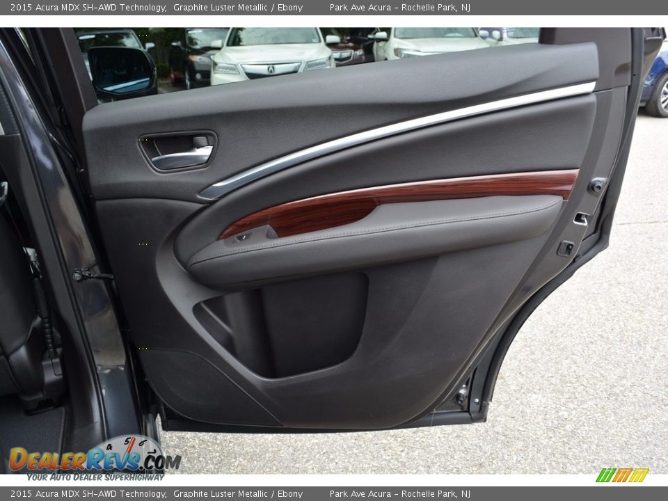 2015 Acura MDX SH-AWD Technology Graphite Luster Metallic / Ebony Photo #22