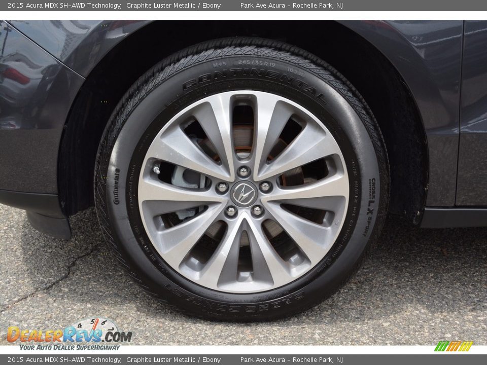 2015 Acura MDX SH-AWD Technology Graphite Luster Metallic / Ebony Photo #30