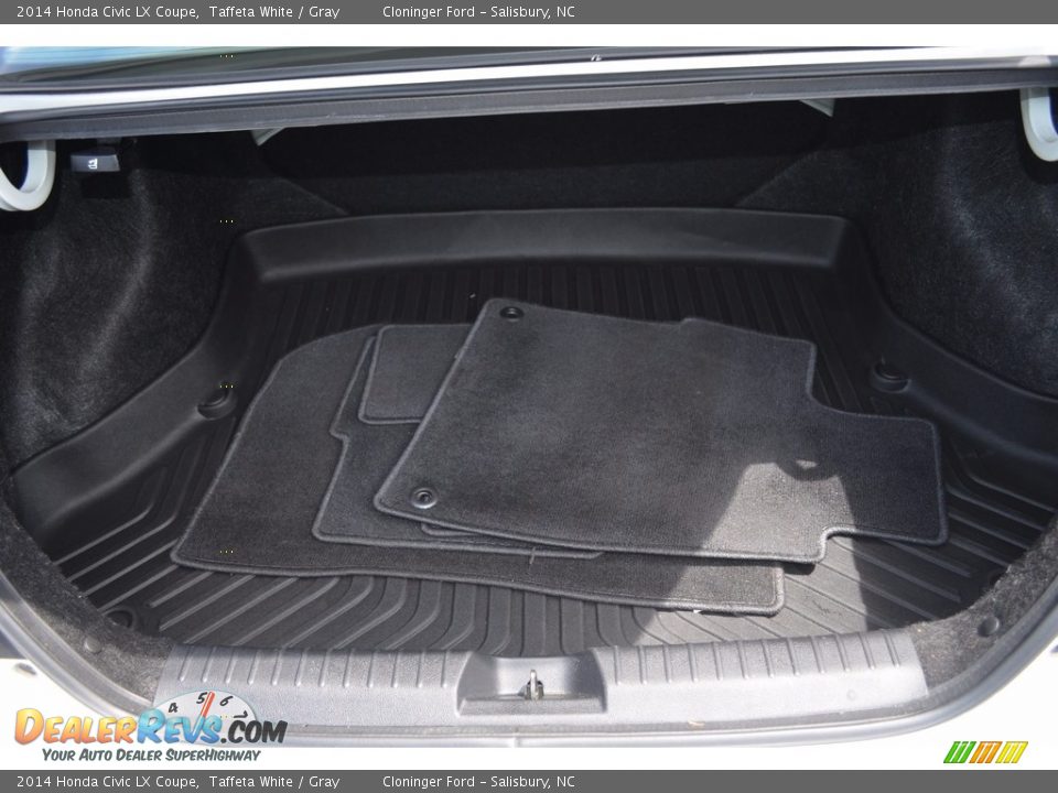 2014 Honda Civic LX Coupe Taffeta White / Gray Photo #11