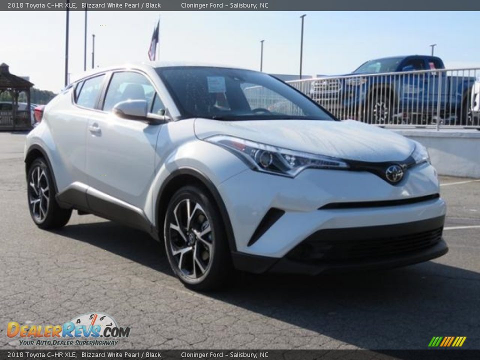 2018 Toyota C-HR XLE Blizzard White Pearl / Black Photo #1