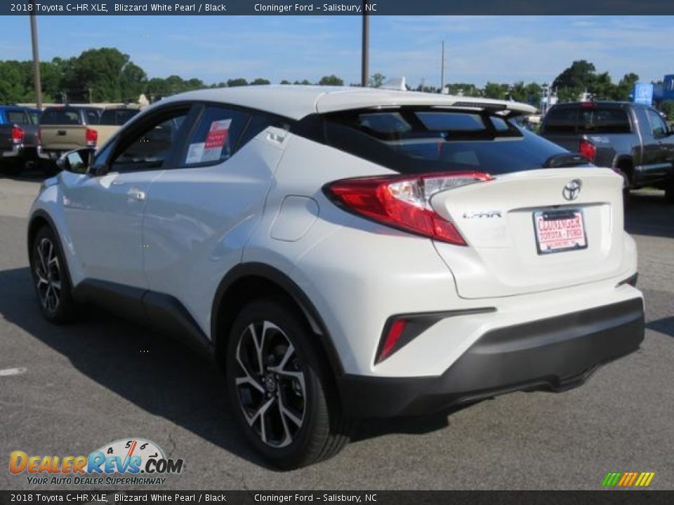2018 Toyota C-HR XLE Blizzard White Pearl / Black Photo #4