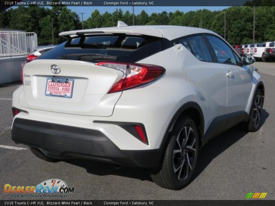 2018 Toyota C-HR XLE Blizzard White Pearl / Black Photo #6