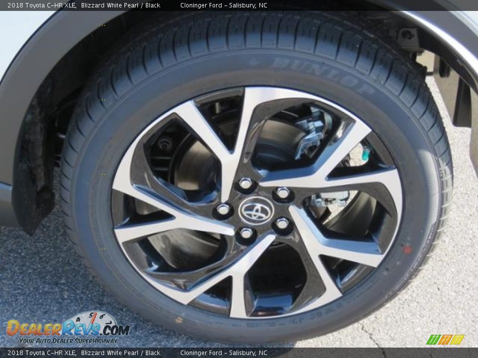 2018 Toyota C-HR XLE Blizzard White Pearl / Black Photo #7
