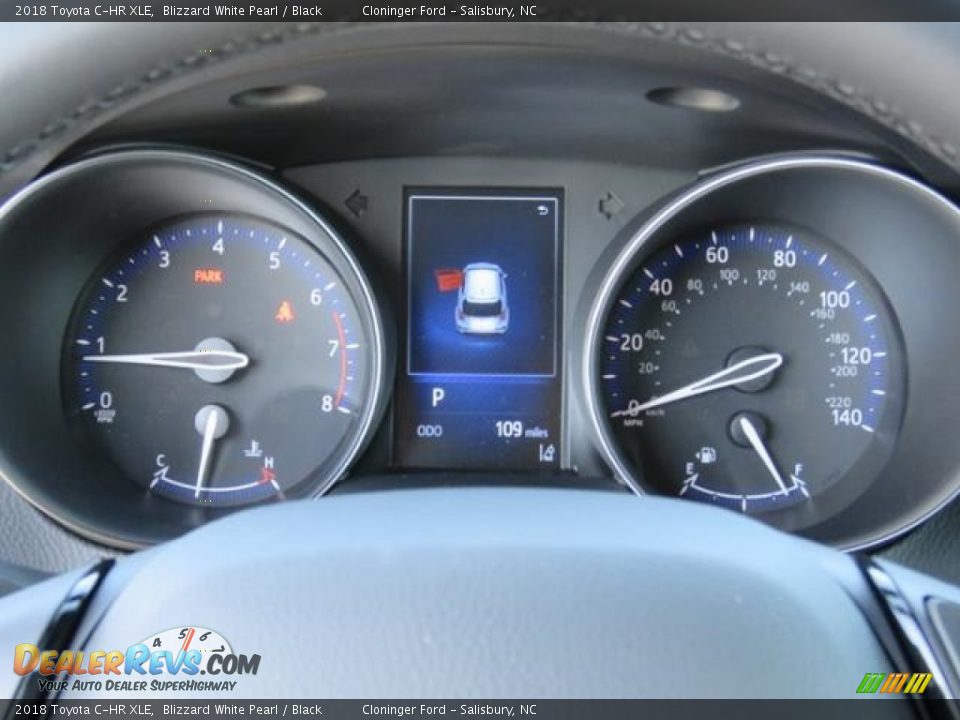 2018 Toyota C-HR XLE Blizzard White Pearl / Black Photo #14